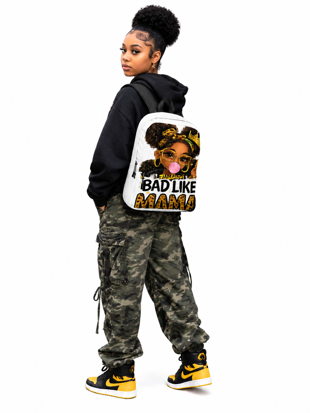 Bad Like Mama Graphic Backpack