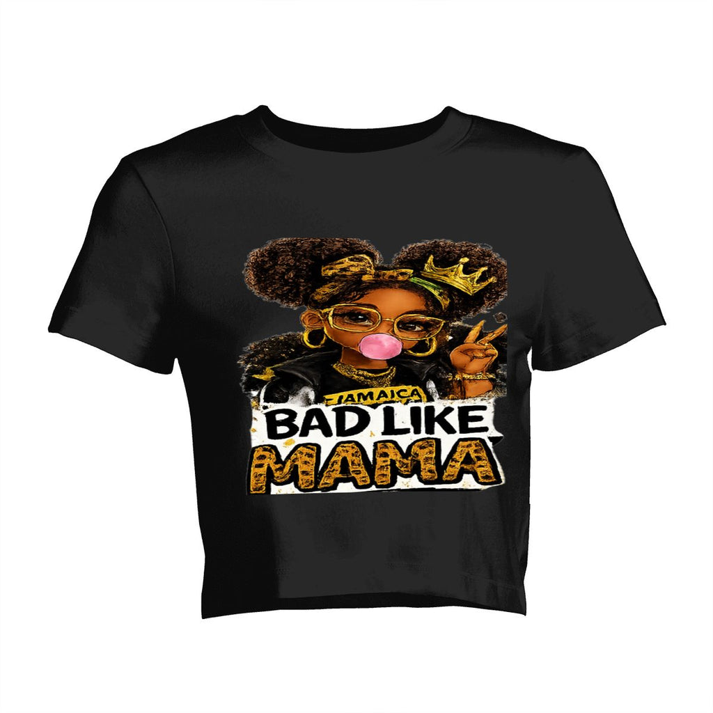 Bad Like Mama Graphic Crop T-Shirt