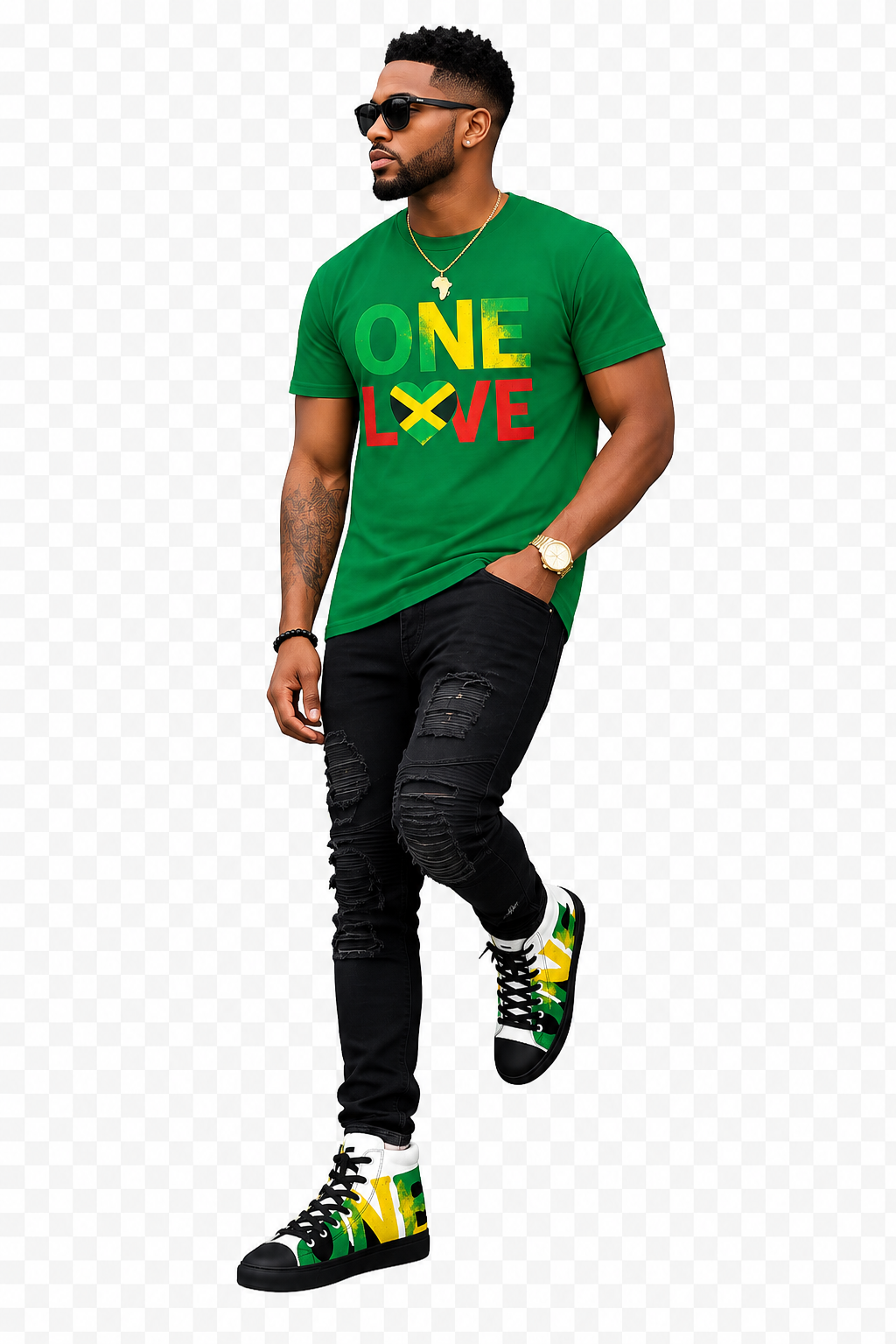 Jamaica High Top Sneakers