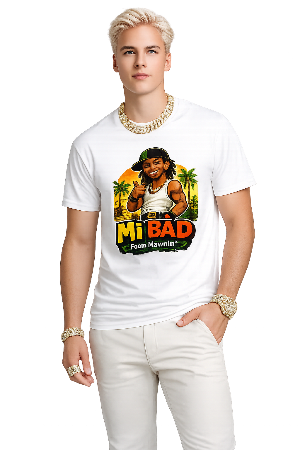 Mi Bad From Mawnin' Men's Graphic T-Shirt