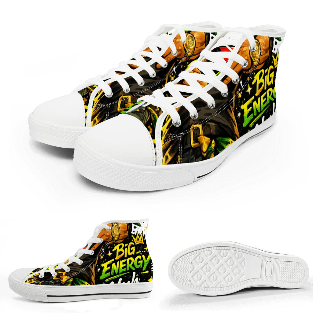 Big Energy High-Top Canvas Sneakers