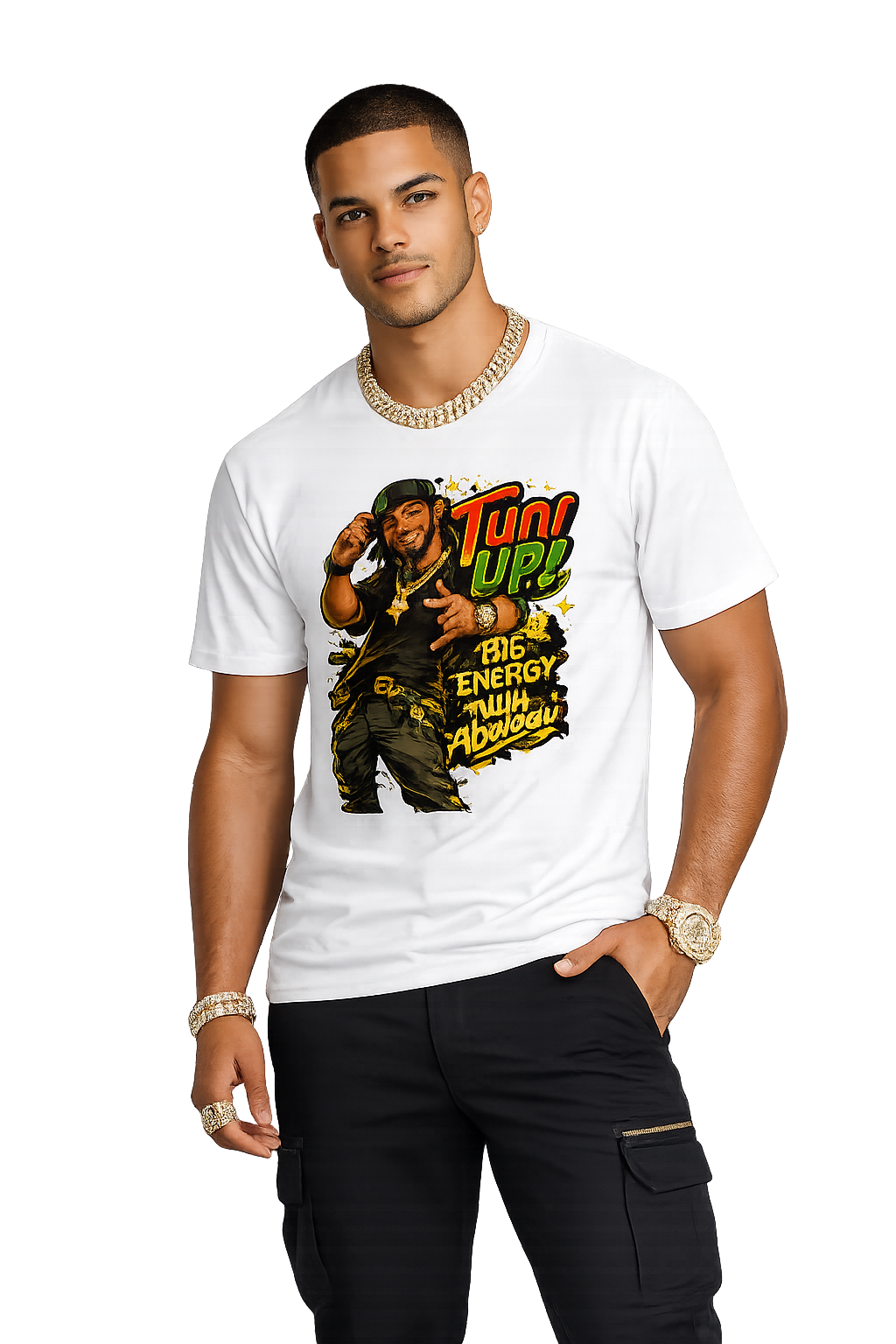 Tun Up! Big Energy Nuh Apology Men's Graphic T-Shirt