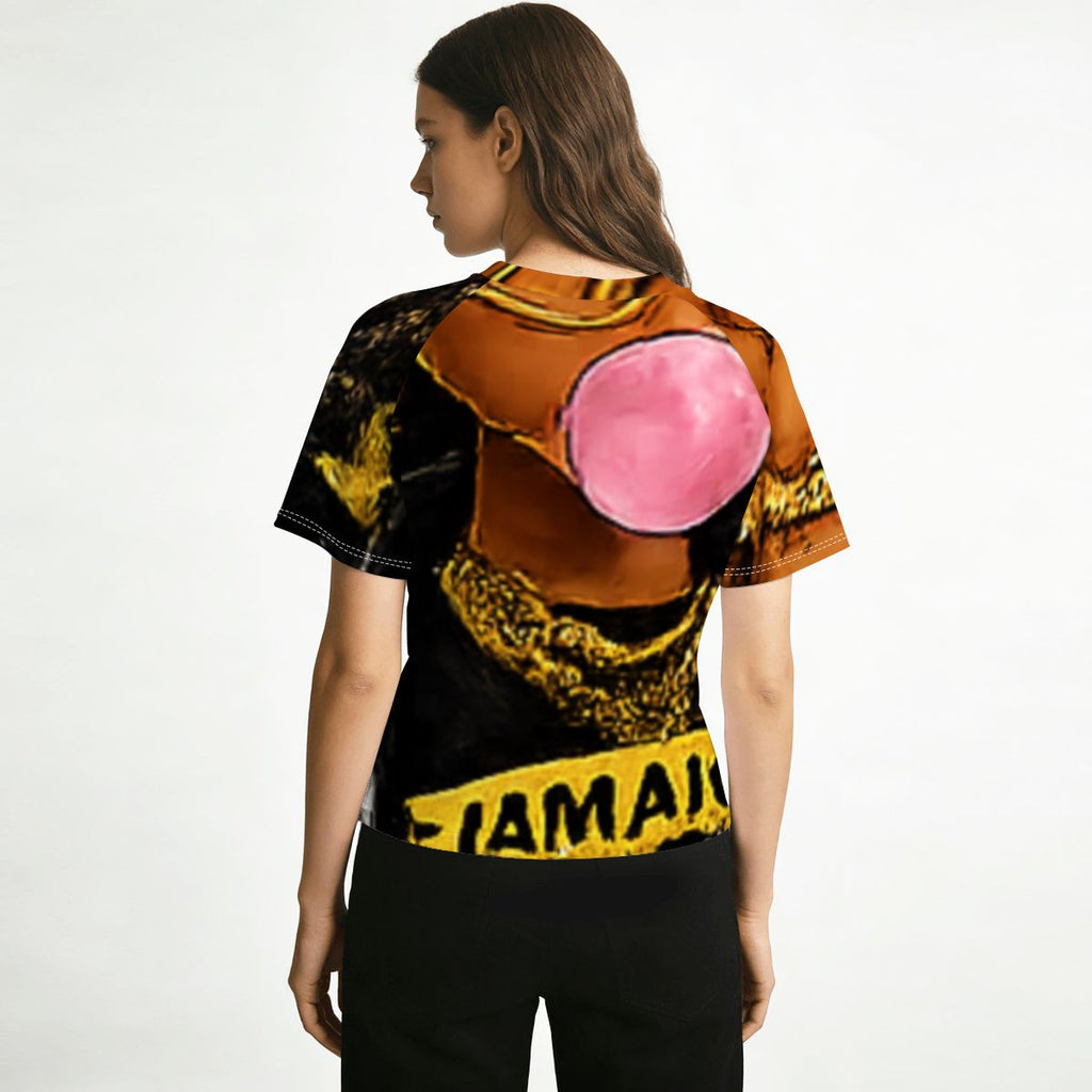Bad Like Mama All-Over Graphic T-Shirt