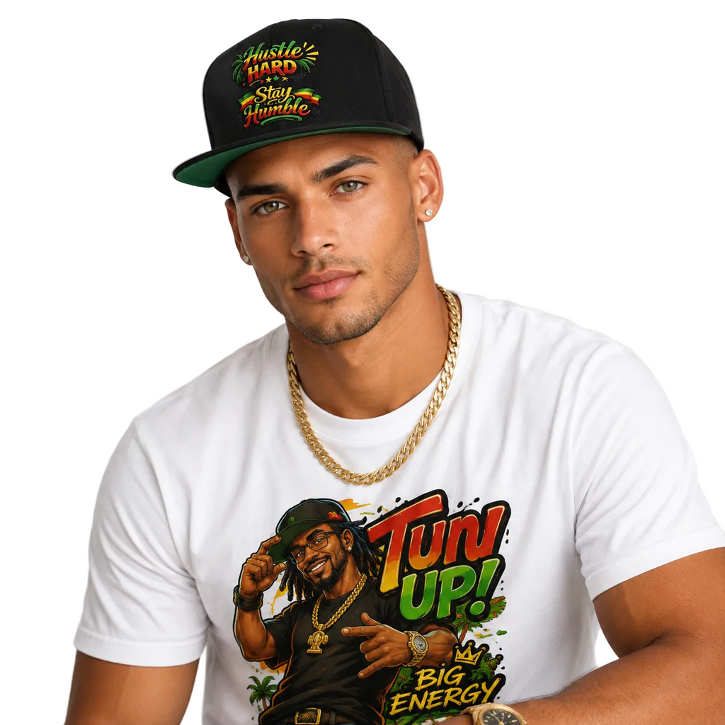 Hustle Hard Stay Humble Snapback Hat