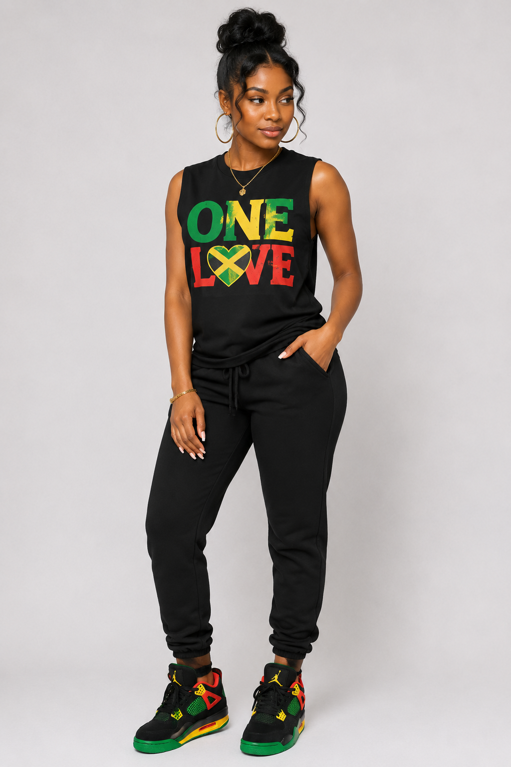 One Love Sleeveless Tee unisex