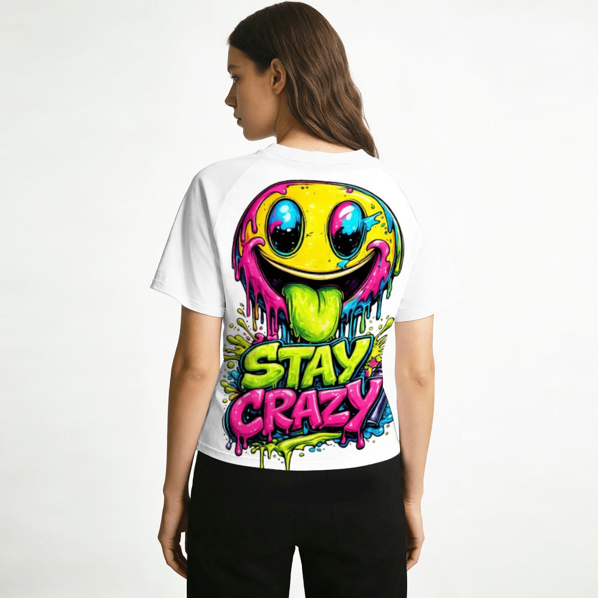 Stay Crazy Graphic Women's T-Shirt