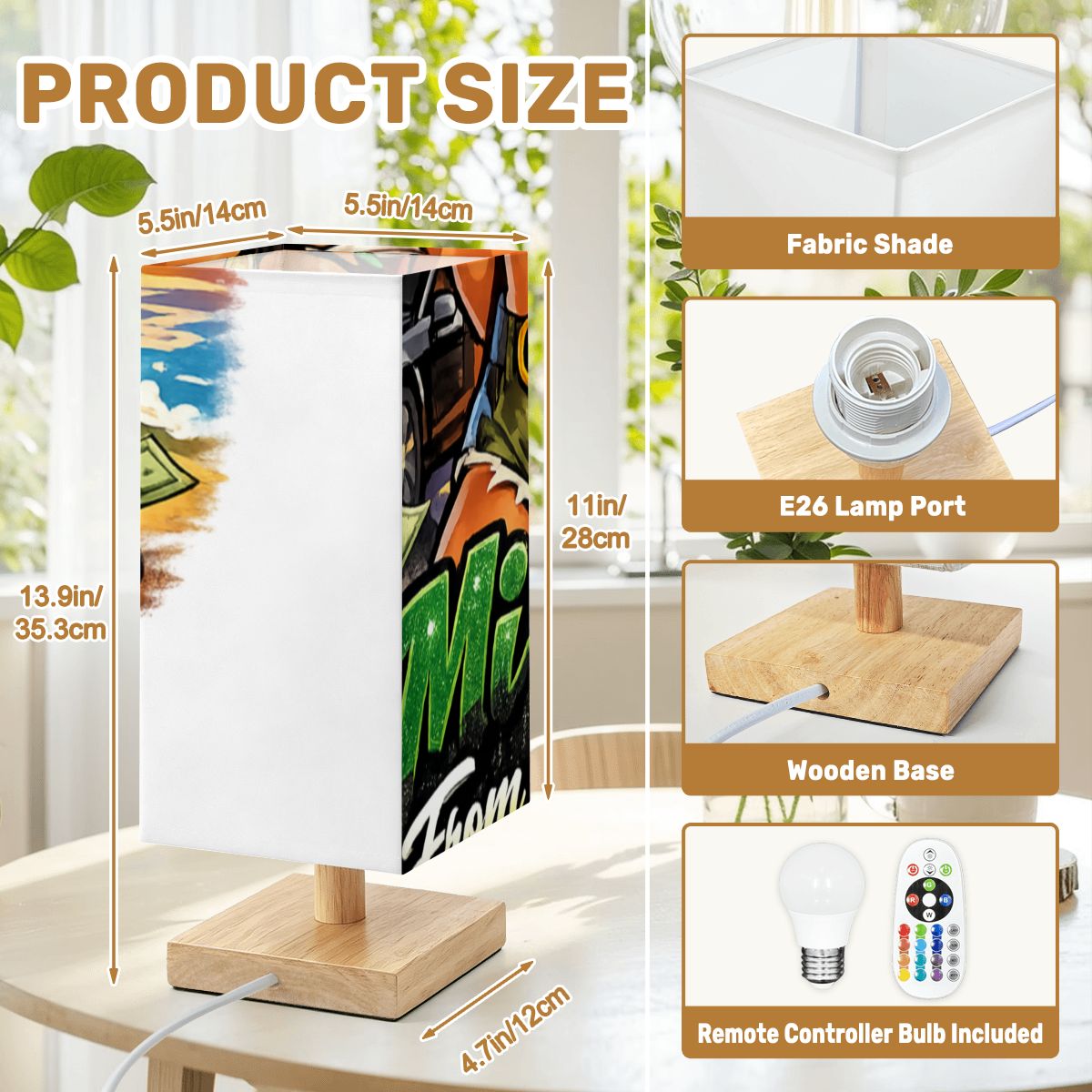 "Mi Bad From Mawnin'" Jamaican Accent Table Lamp