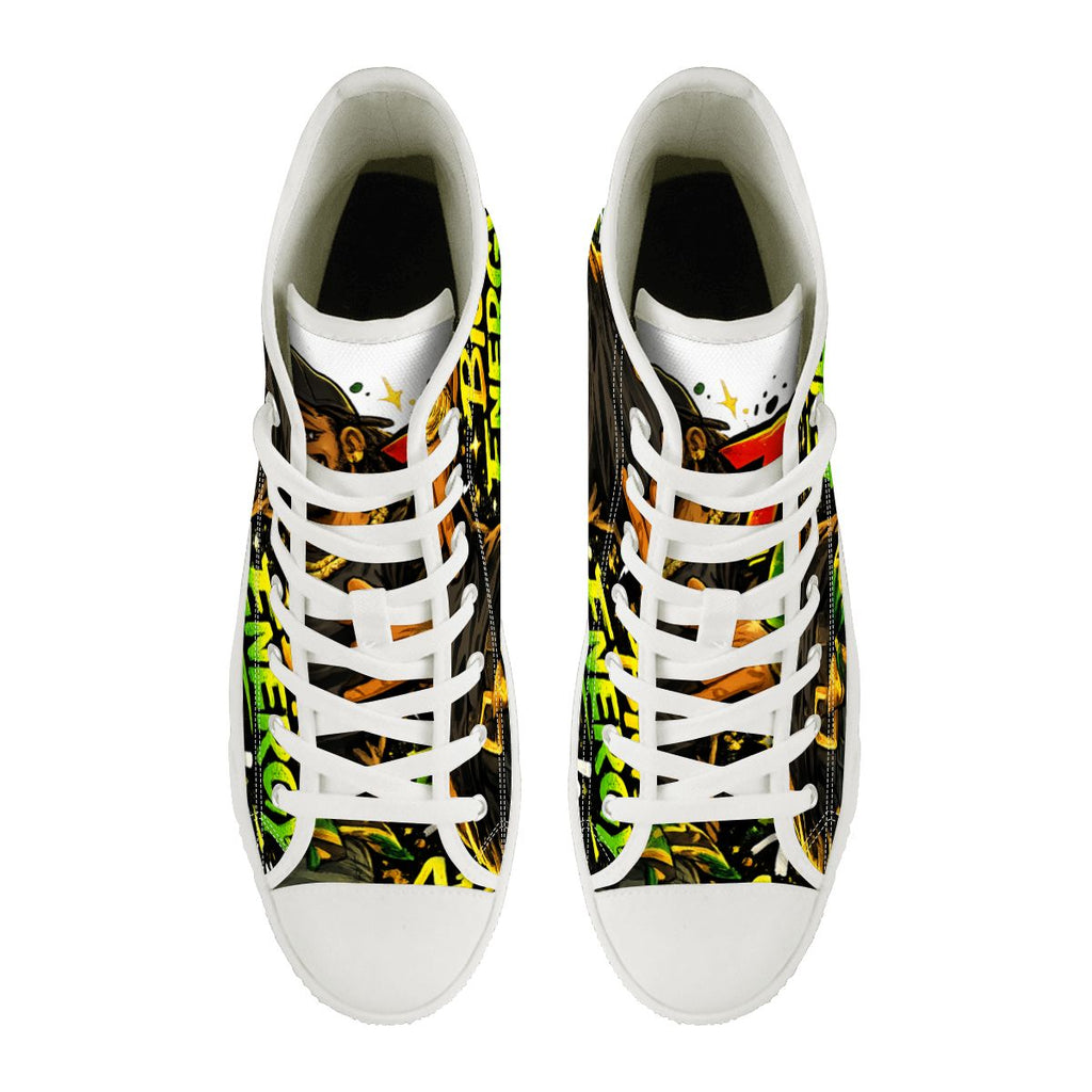 Big Energy High-Top Canvas Sneakers