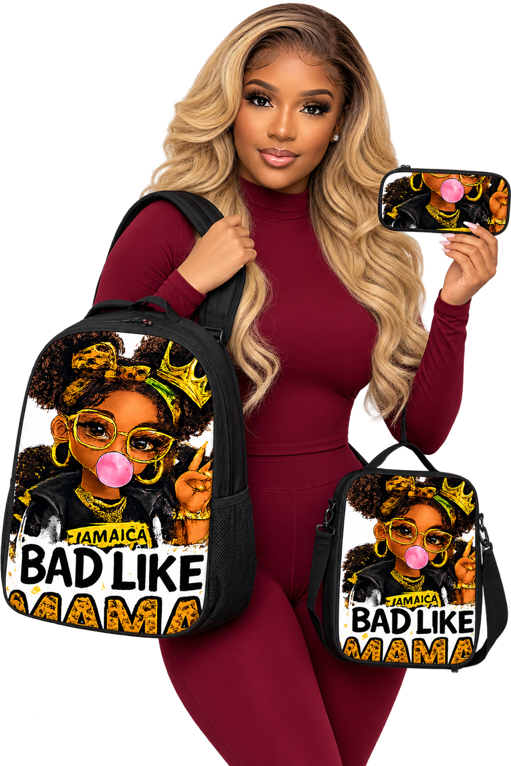 Bad Like Mama Backpack  Set