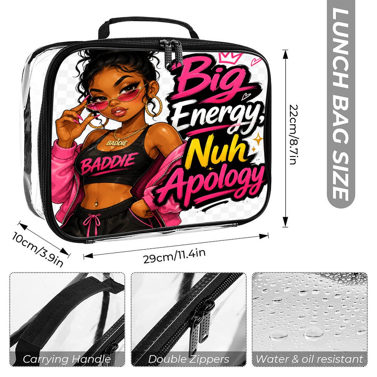 Big Energy Nuh Apology 3-Piece Backpack Set
