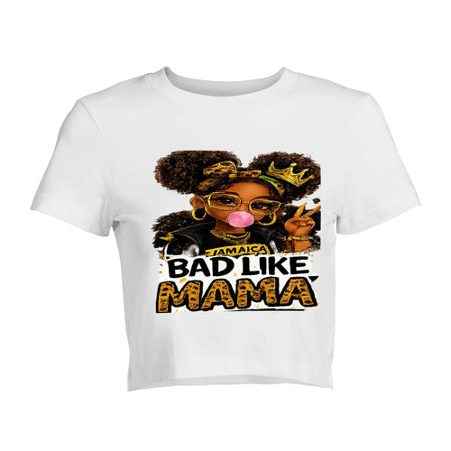 Bad Like Mama Graphic Crop T-Shirt
