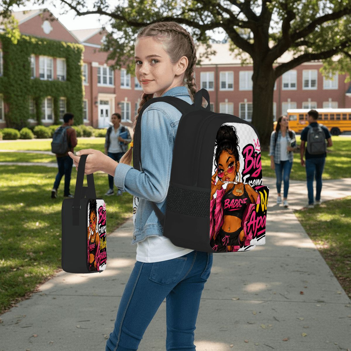 Big Energy Nuh Apology 3-Piece Backpack Set
