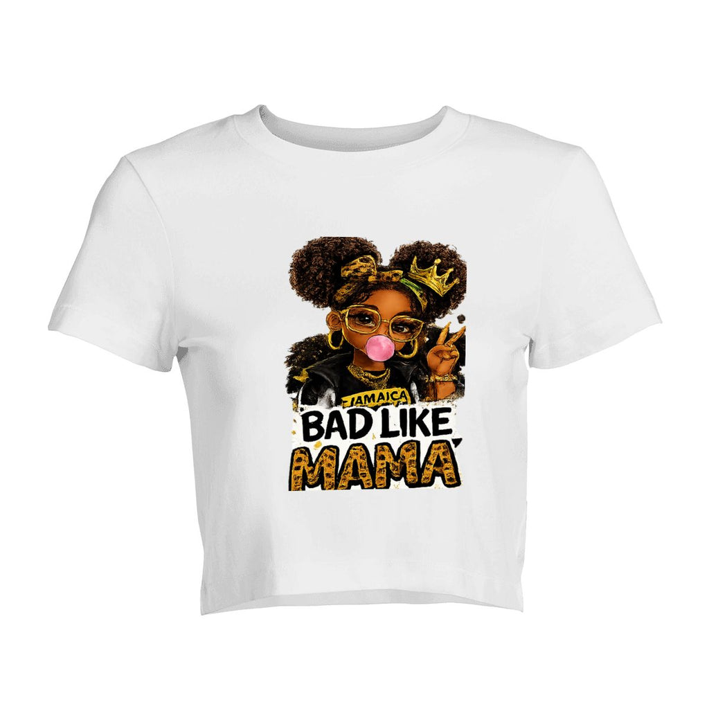 Bad Like Mama Graphic Crop Top