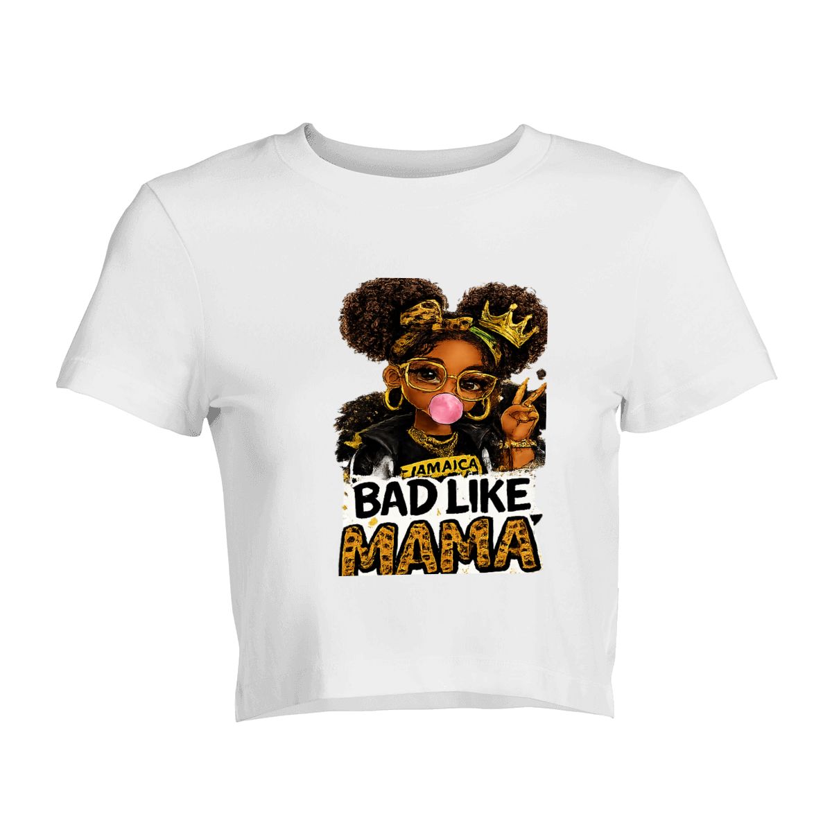 Bad Like Mama Graphic Crop Top