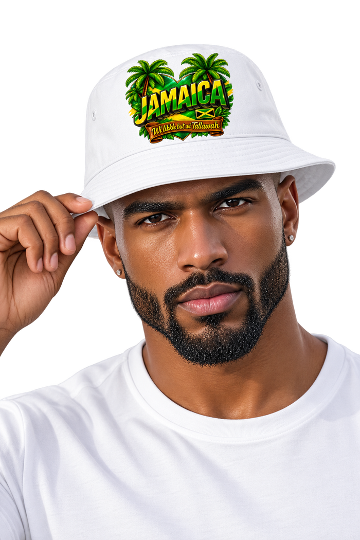 Jamaica Wi Likkle But Wi Tallawah Bucket Hat unisex