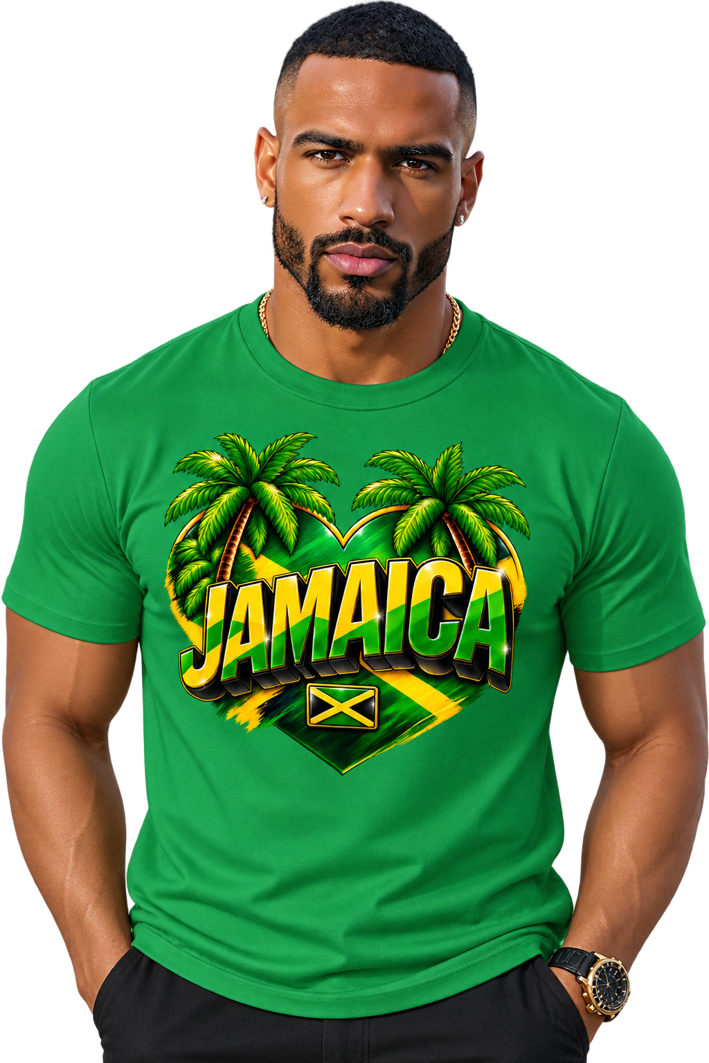 Jamaica Paradise Men's Graphic T-Shirt
