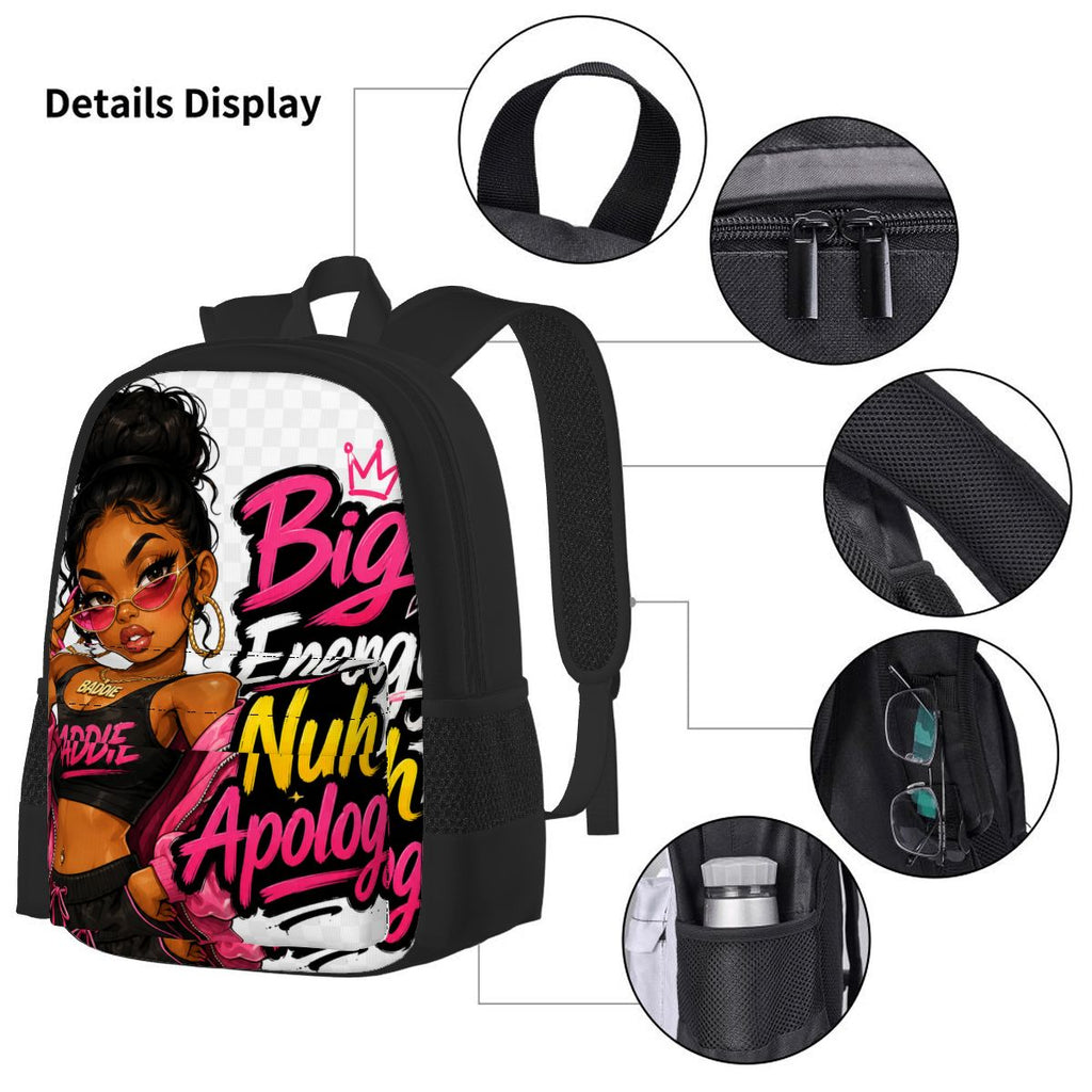 Big Energy Nuh Apology 3-Piece Backpack Set