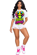 Stay Crazy Graphic Women's T-Shirt
