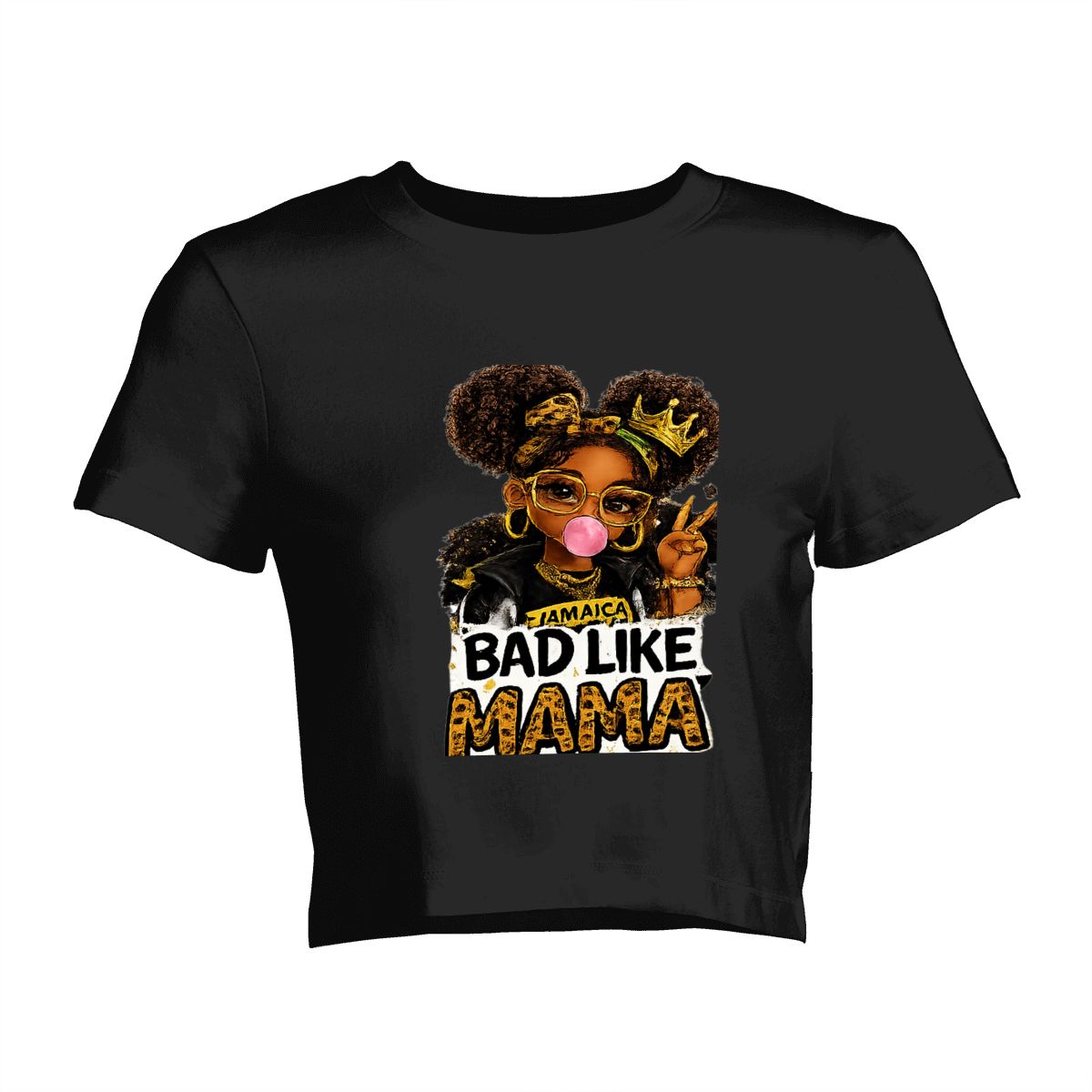 Bad Like Mama Graphic Crop Top