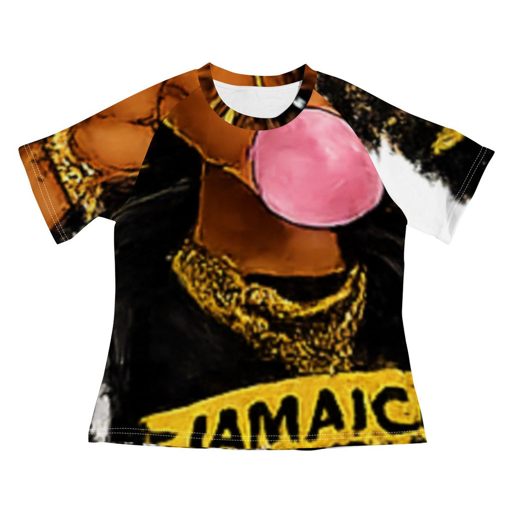Bad Like Mama All-Over Graphic T-Shirt