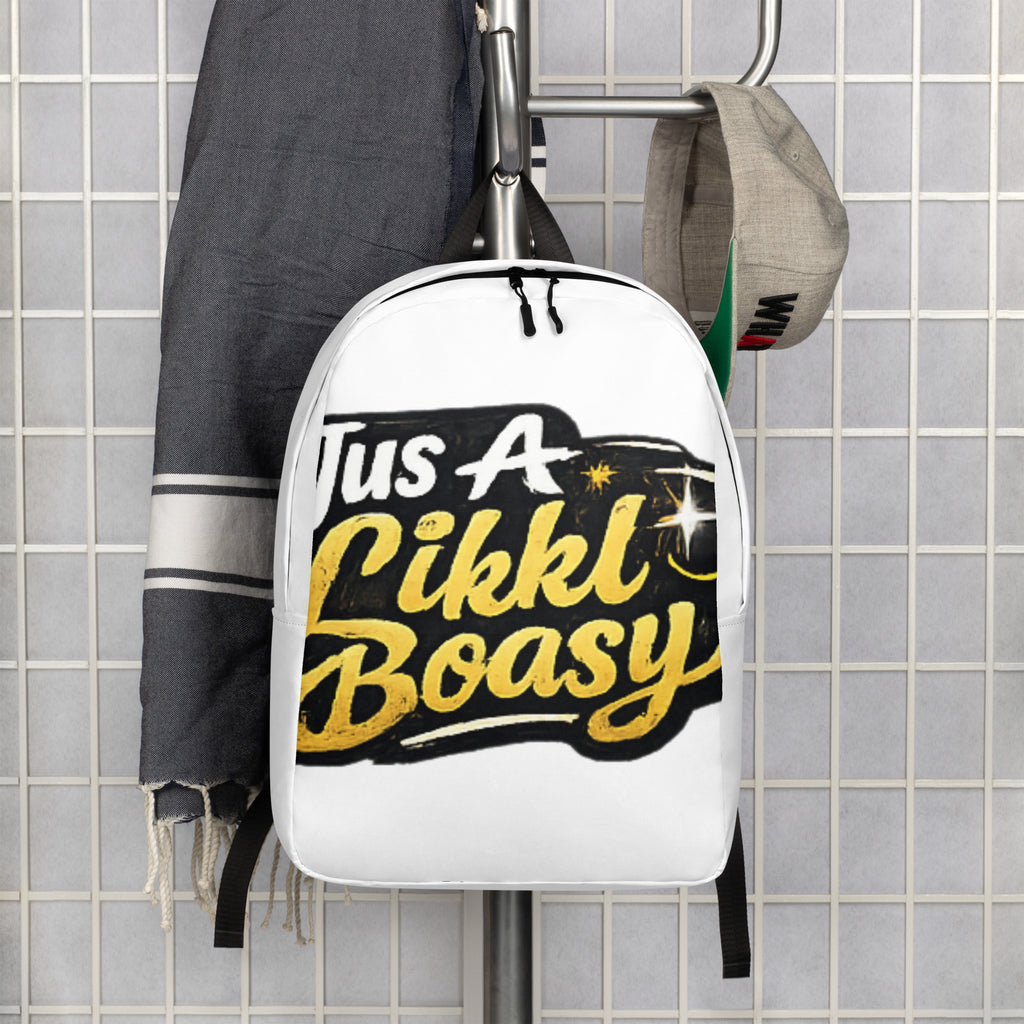 Jus A Likkle Boasy Graphic Backpack