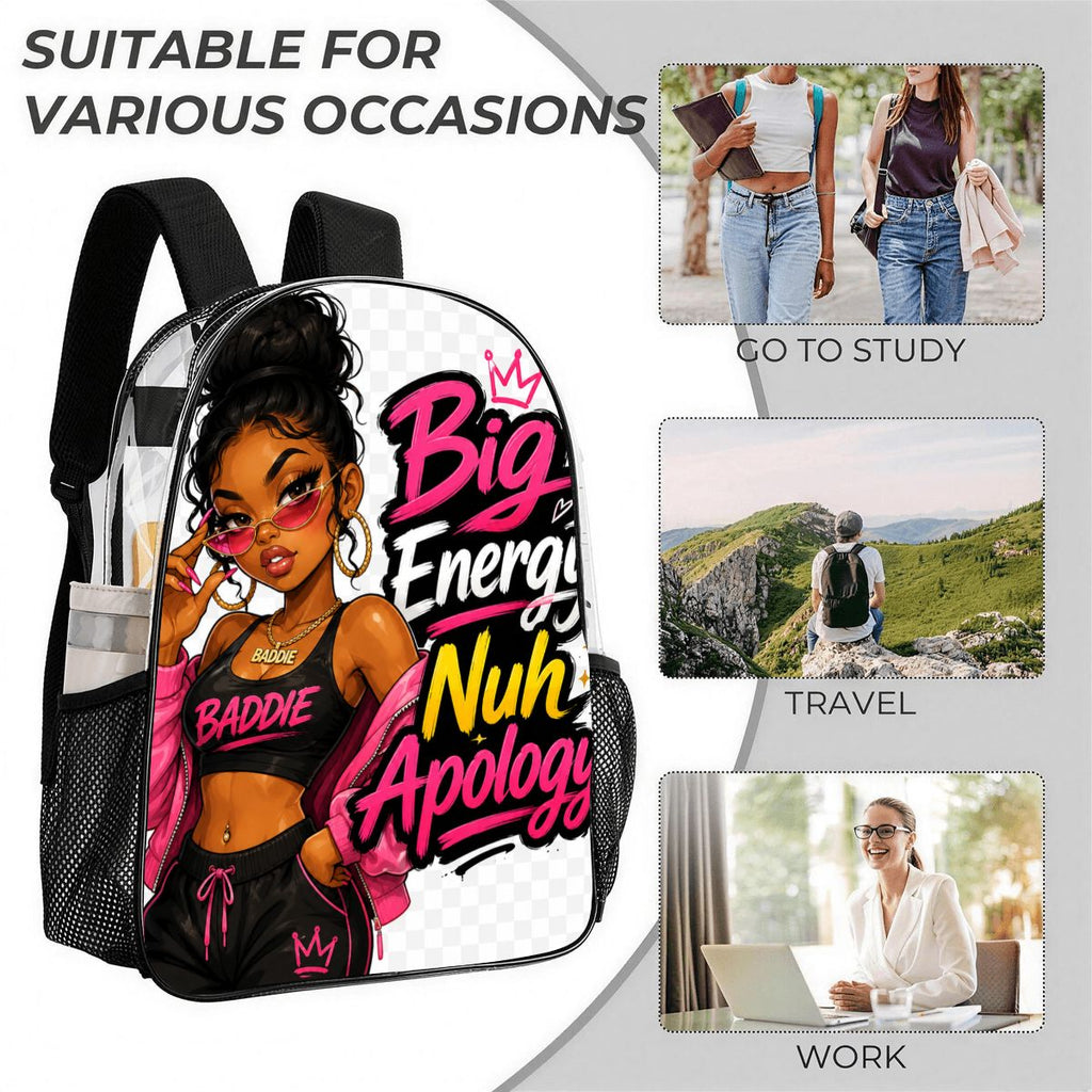 Big Energy Nuh Apology 3-Piece Backpack Set