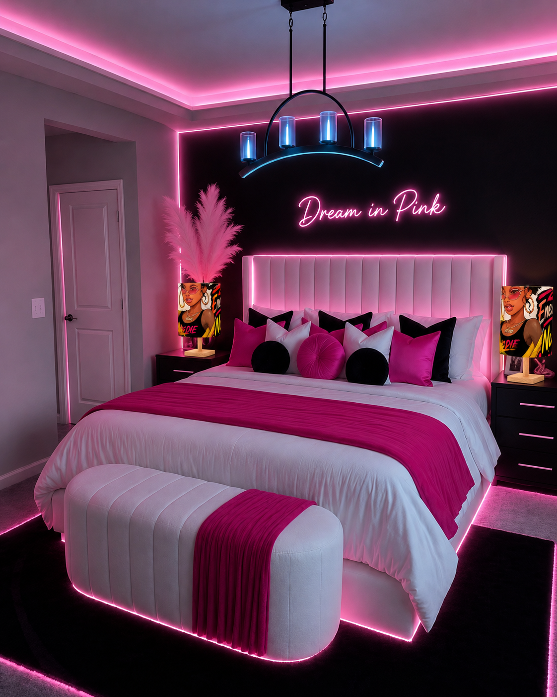 Baddie" Glam Table Lamp
