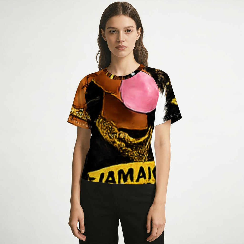 Bad Like Mama All-Over Graphic T-Shirt