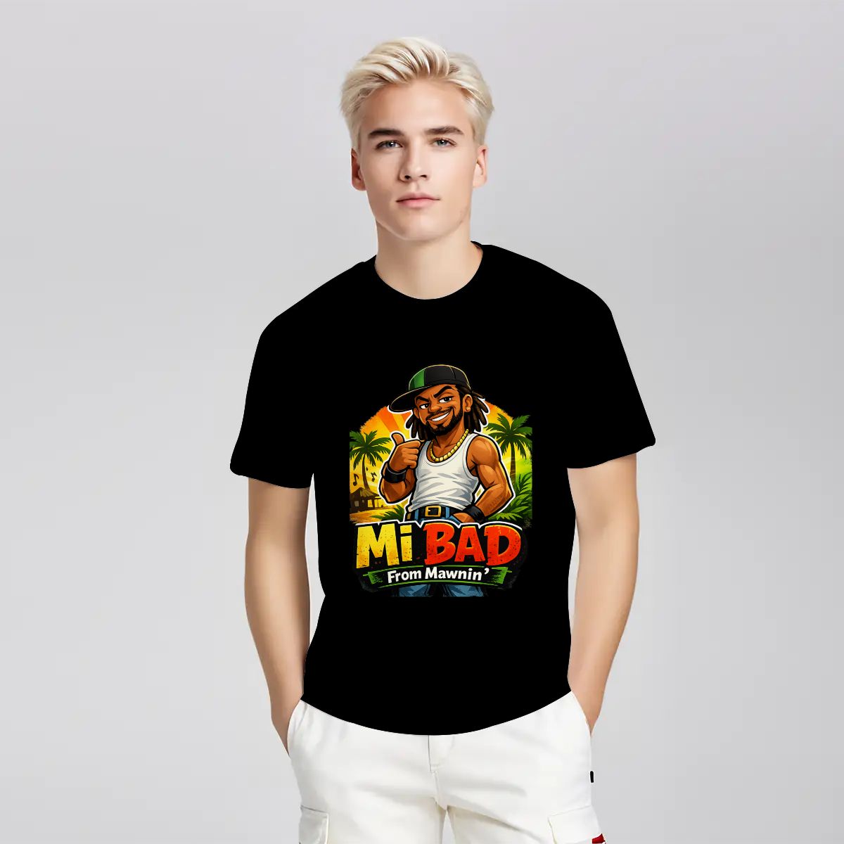 Mi Bad From Mawnin' Men's Graphic T-Shirt