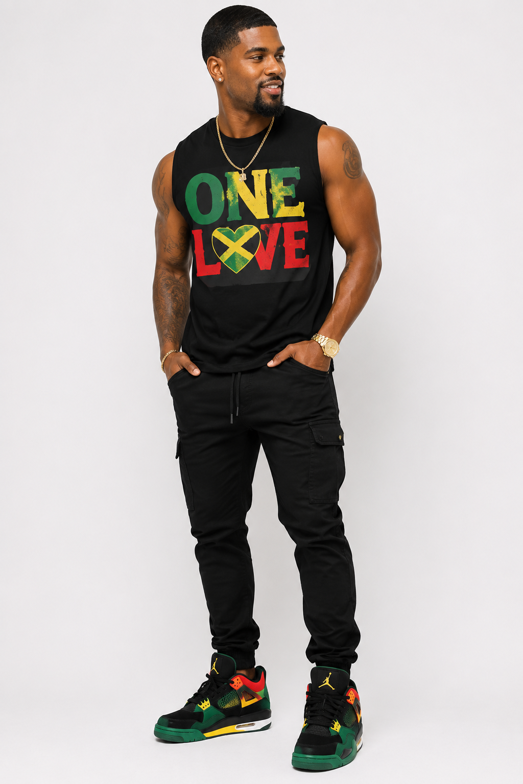 One Love Sleeveless Tee unisex