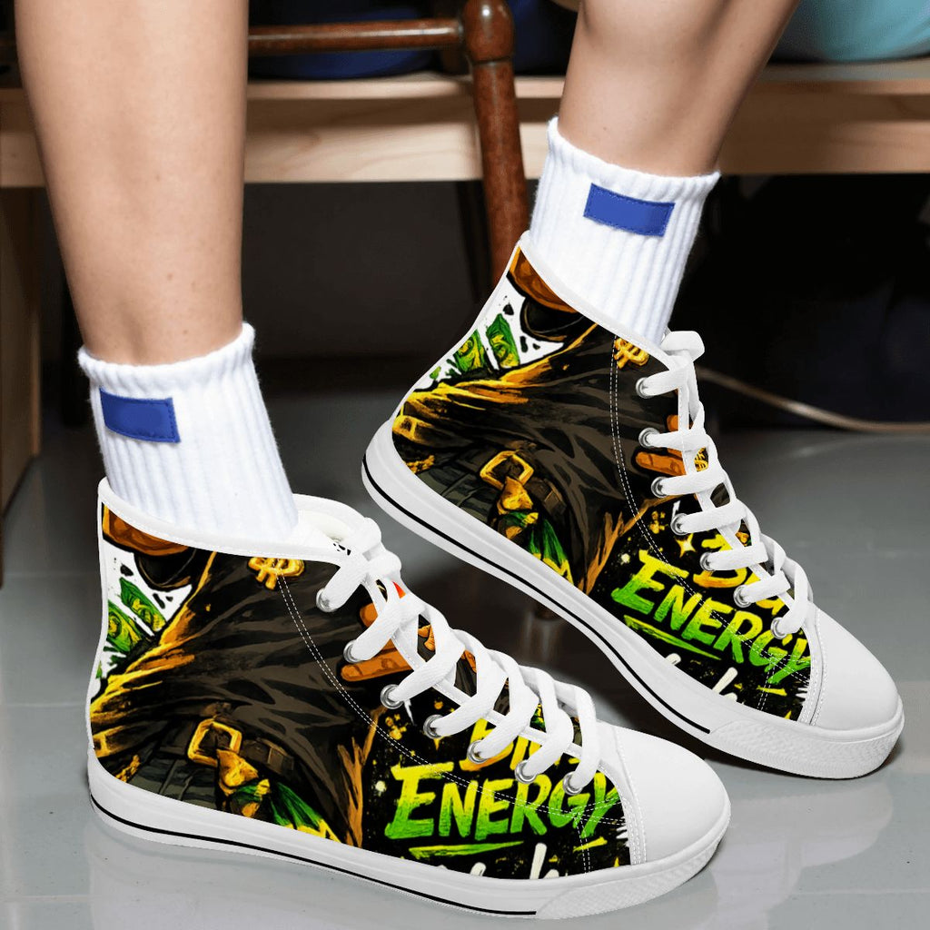 Big Energy High-Top Canvas Sneakers