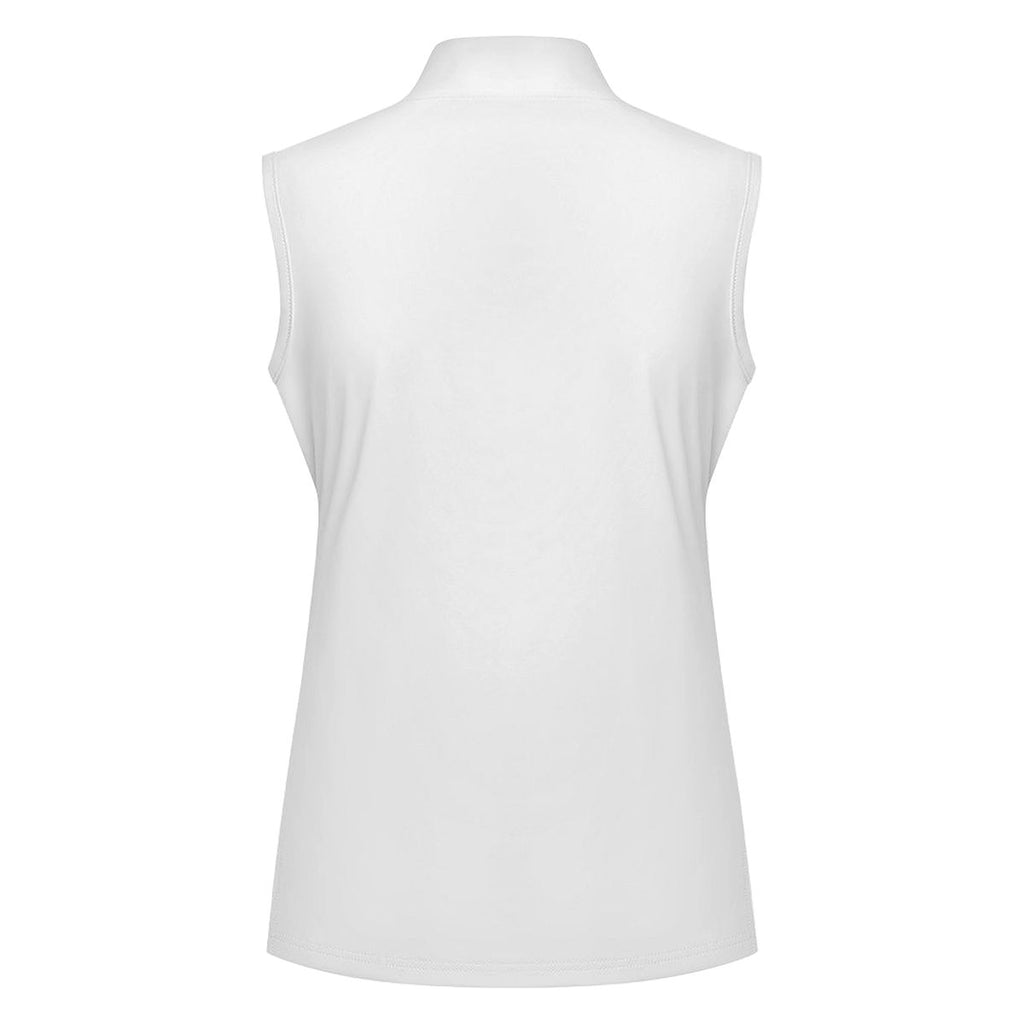 Bad Like Mama Sleeveless Zip Collar Top