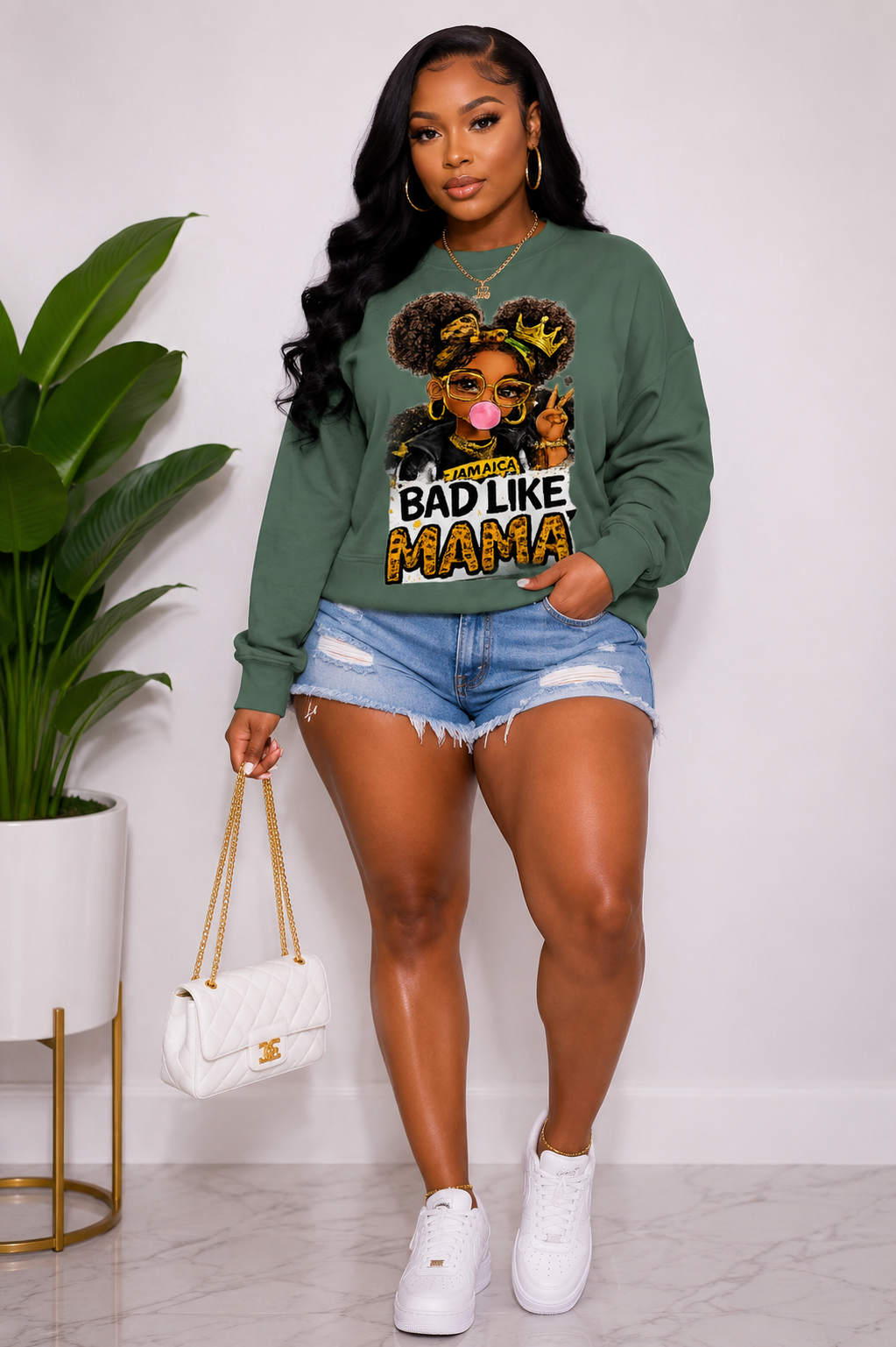 Bad Like Mama Graphic Sweatshirt