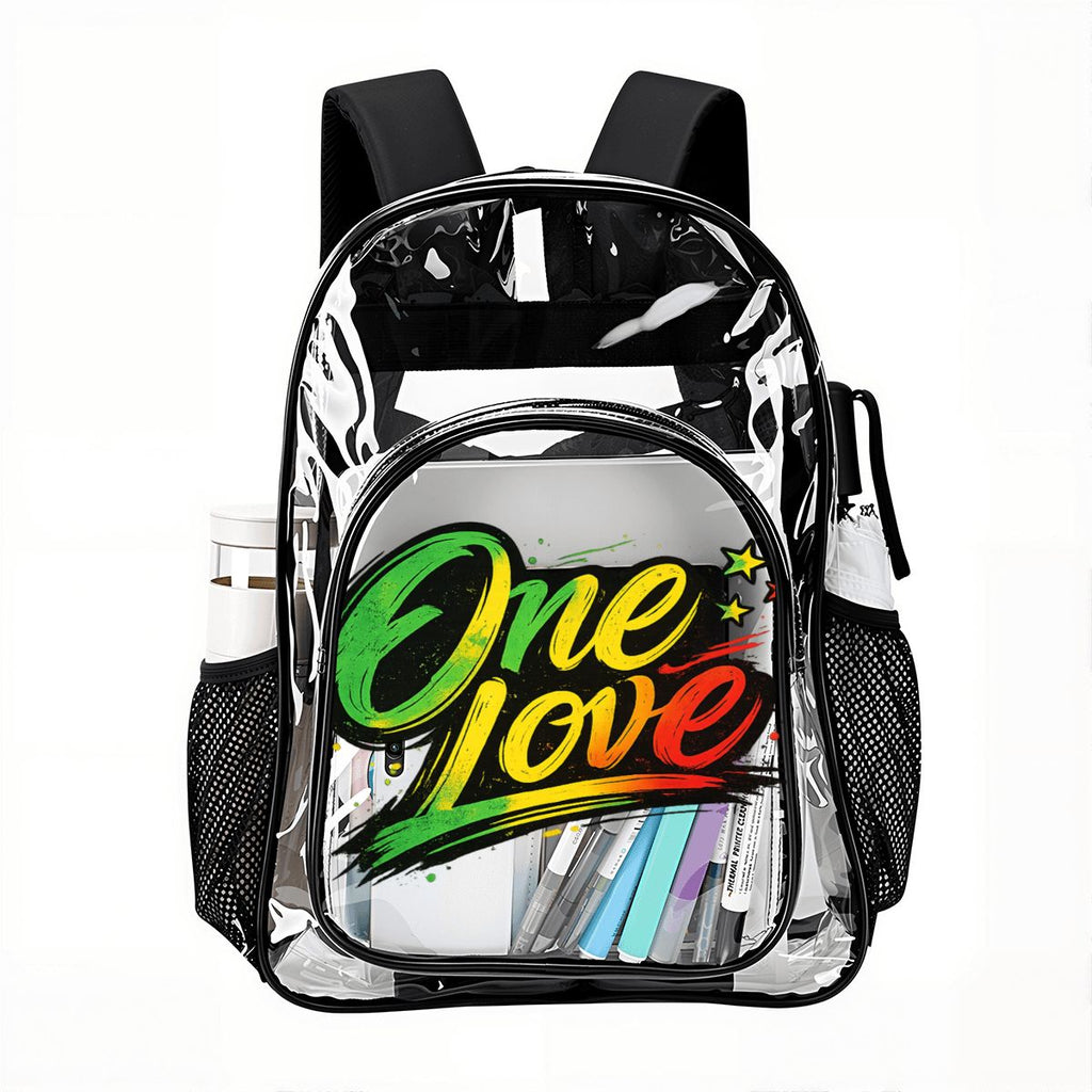 One Love Clear Backpack