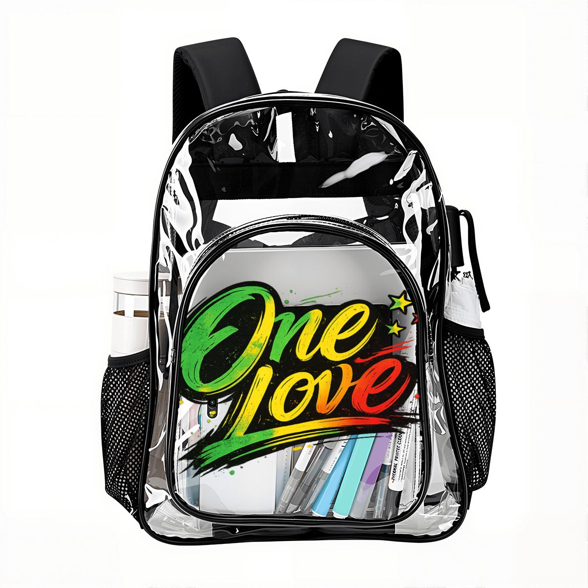 One Love Clear Backpack