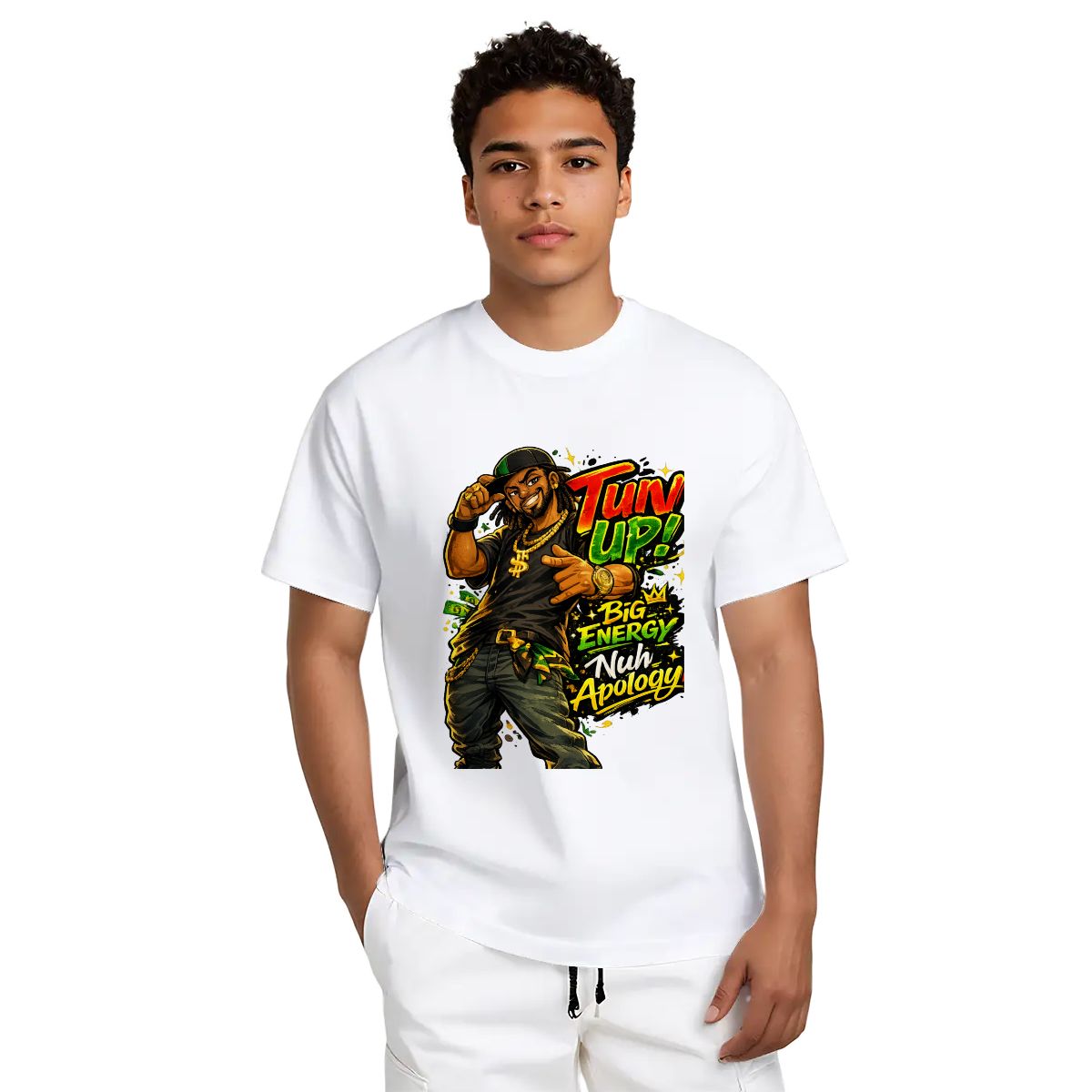 Tun Up! Big Energy Nuh Apology Men's Graphic T-Shirt