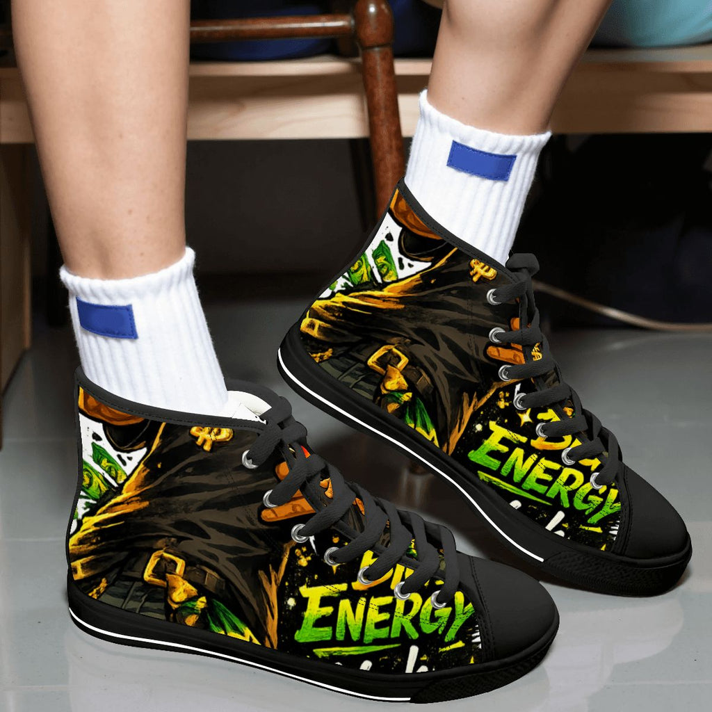 Big Energy High-Top Canvas Sneakers