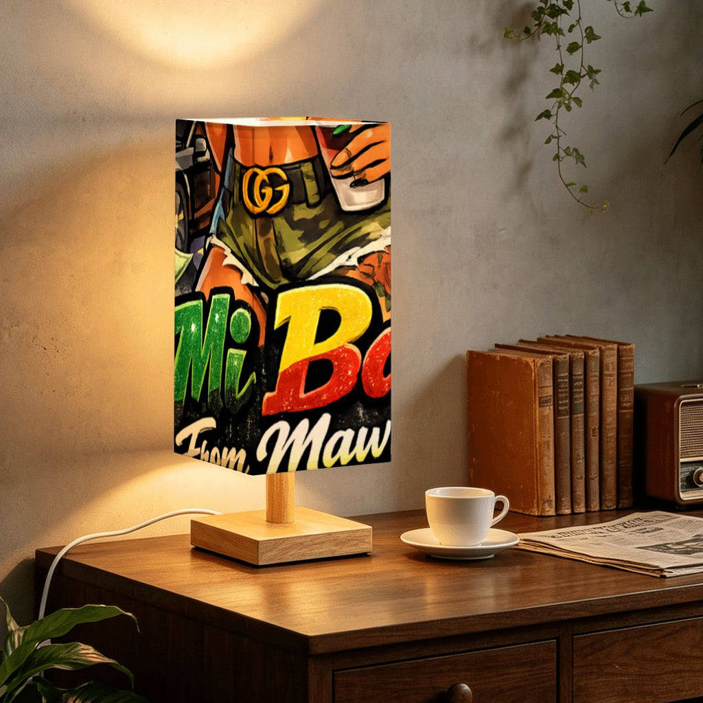 "Mi Bad From Mawnin'" Jamaican Accent Table Lamp
